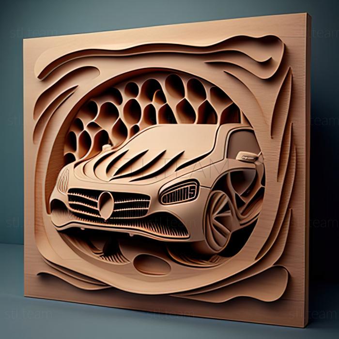 3D модель Концепция Mercedes BenzВОСХИТИТЕЛЬНОСТЬ (STL)